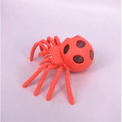 2018 New Fashion Spider  Squeeze Balls TPR Mess Stress Grape  Balls For Christmas Toys